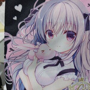 Sexy Anime Girl Miyu Miyasaka Small Thin Messenger Bag Adjustable Straps